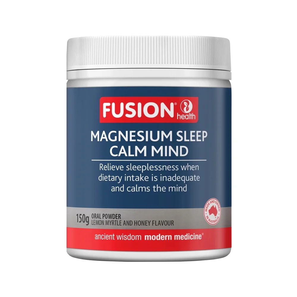 Fusion Health - Magnesium Sleep Calm Mind Oral Powder Lemon Myrtle & Honey