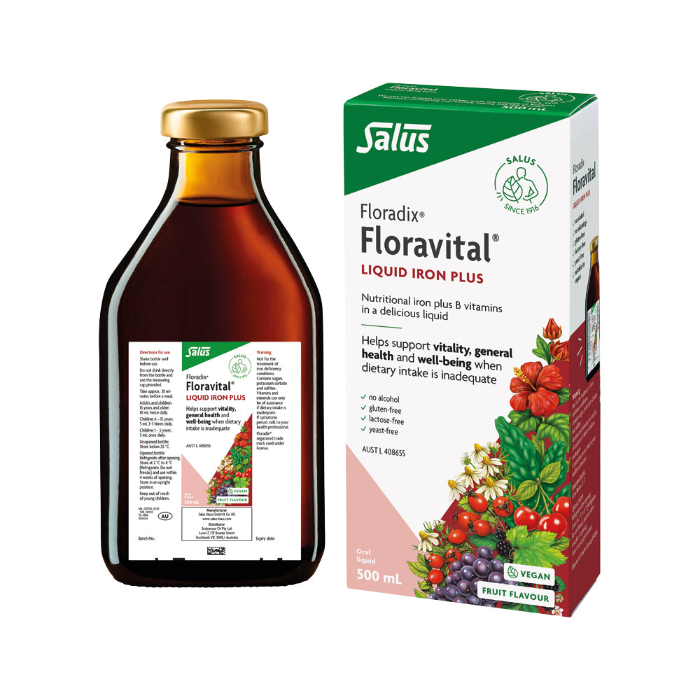 Floradix (by Salus) Floravital (Liquid Iron Plus) Oral Liquid