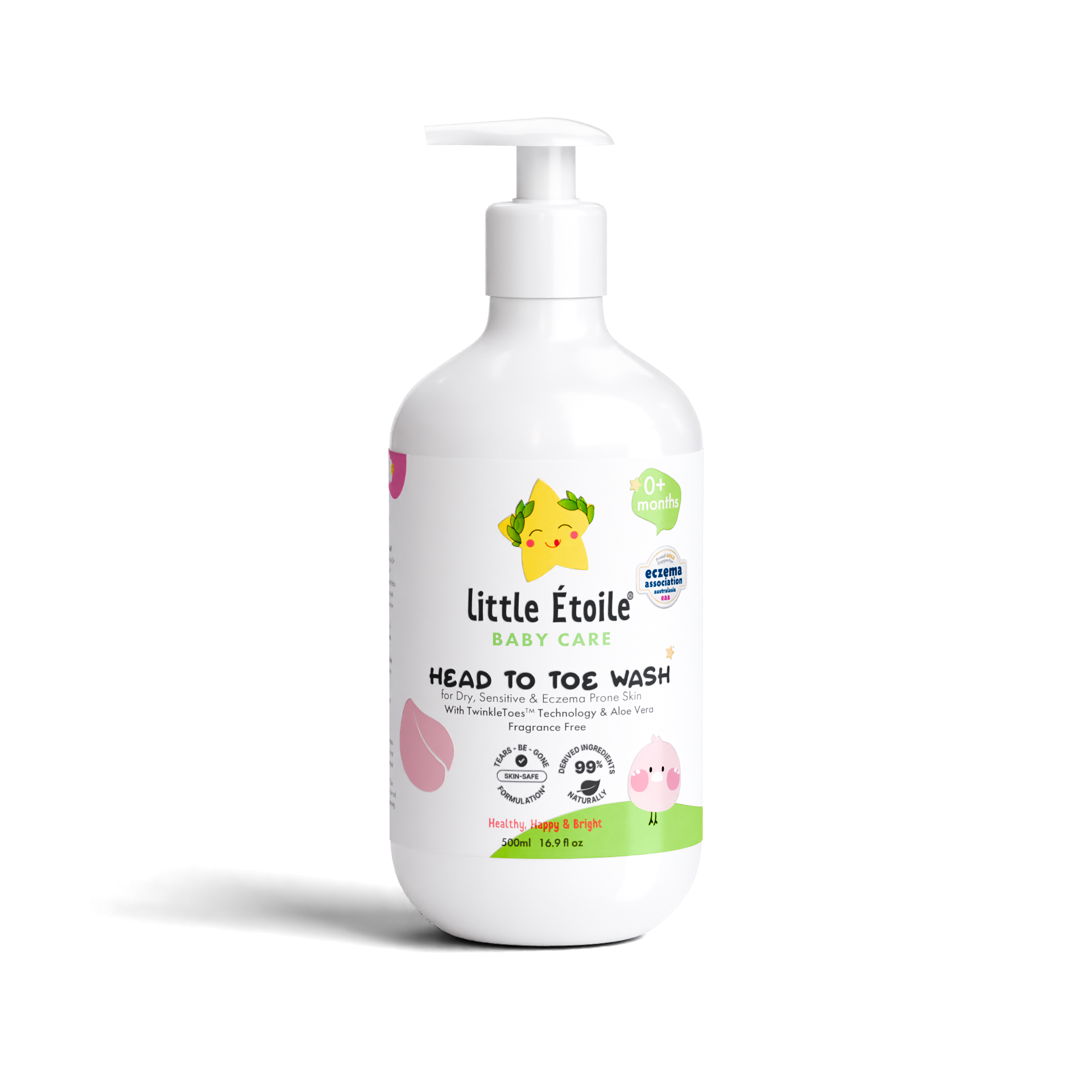 Little Etoile Baby Care - Head to Toe Wash for Dry, Sensitive & Eczema-Prone Skin (0+ Months)