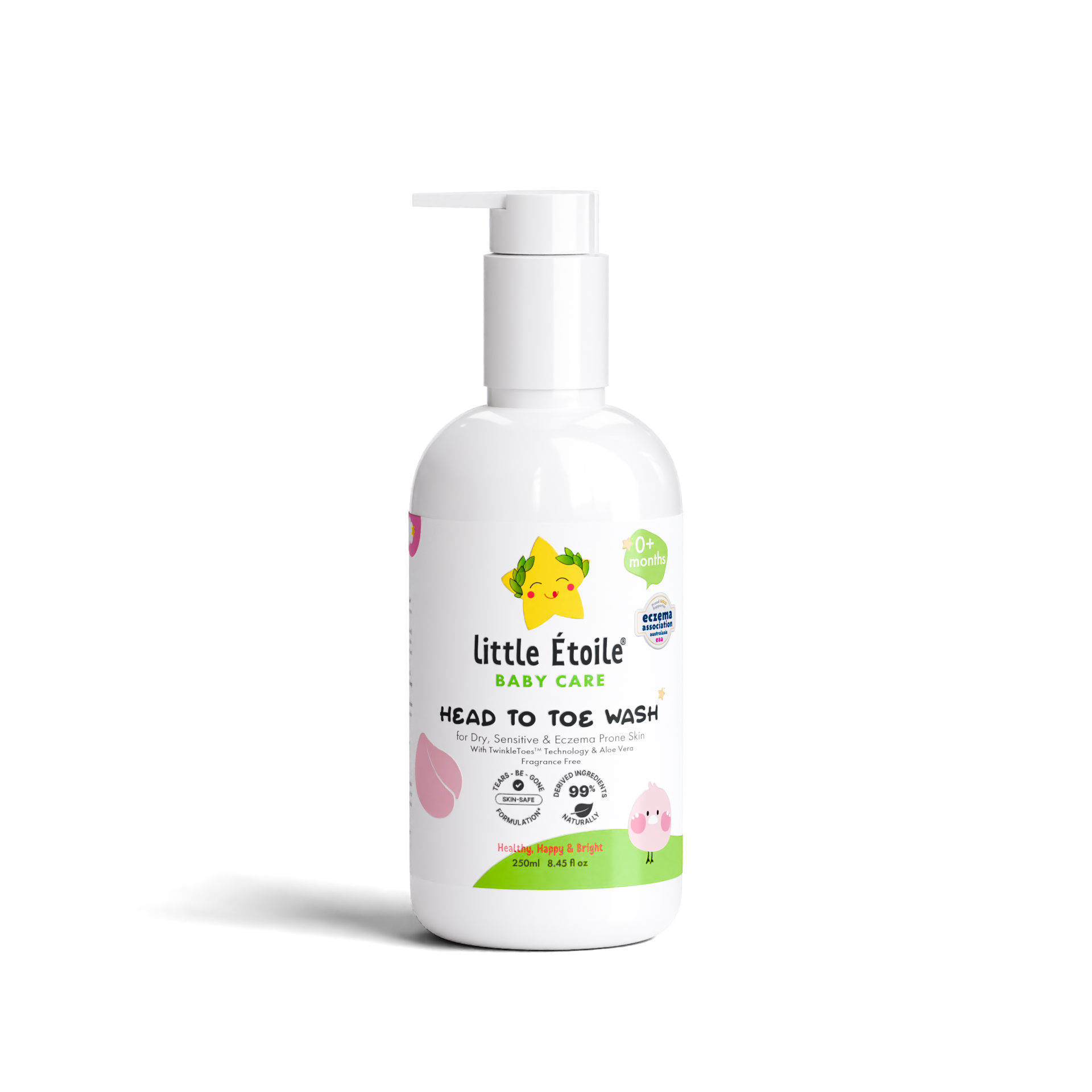 Little Etoile Baby Care - Head to Toe Wash for Dry, Sensitive & Eczema-Prone Skin (0+ Months)