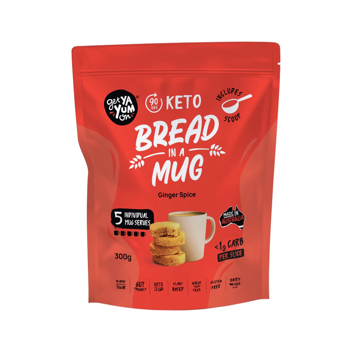 Get Ya Yum On - Bread In A Mug Ginger Spice