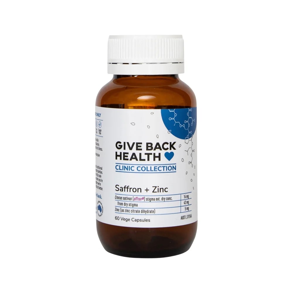 Give Back Health Clinic Collection - Saffron + Zinc