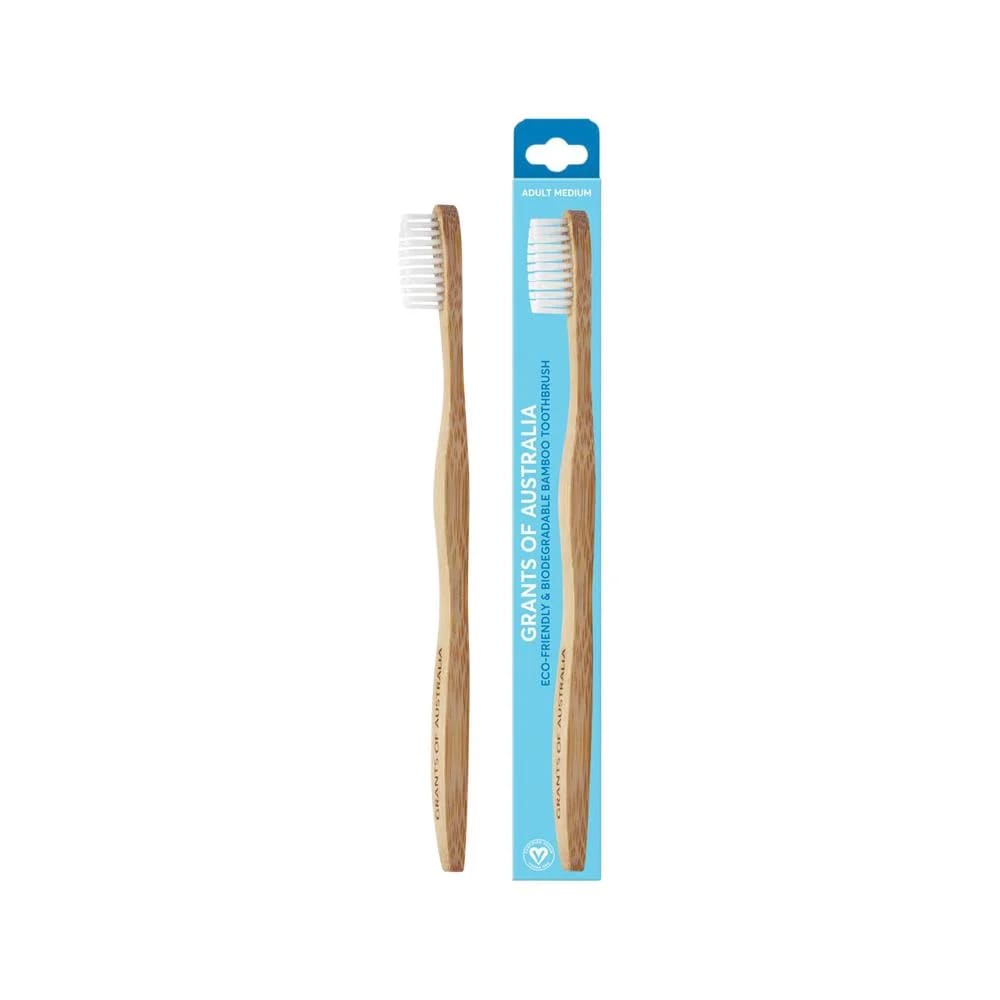 Grants Of Australia - Biodegradable Bamboo Toothbrush Adult Medium