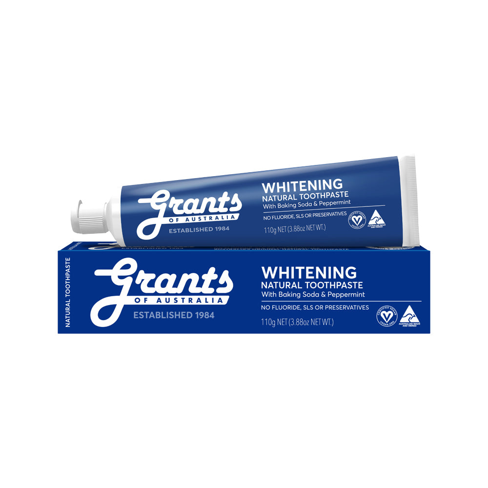 Grants Of Australia - Natural Toothpaste Whitening with Baking Soda & Peppermint