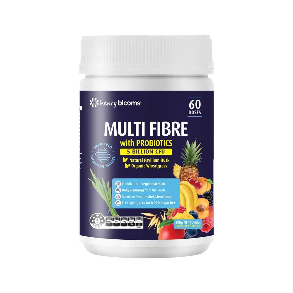 Henry Blooms - Multi Fibre with Probiotics (Tropical Fruits)