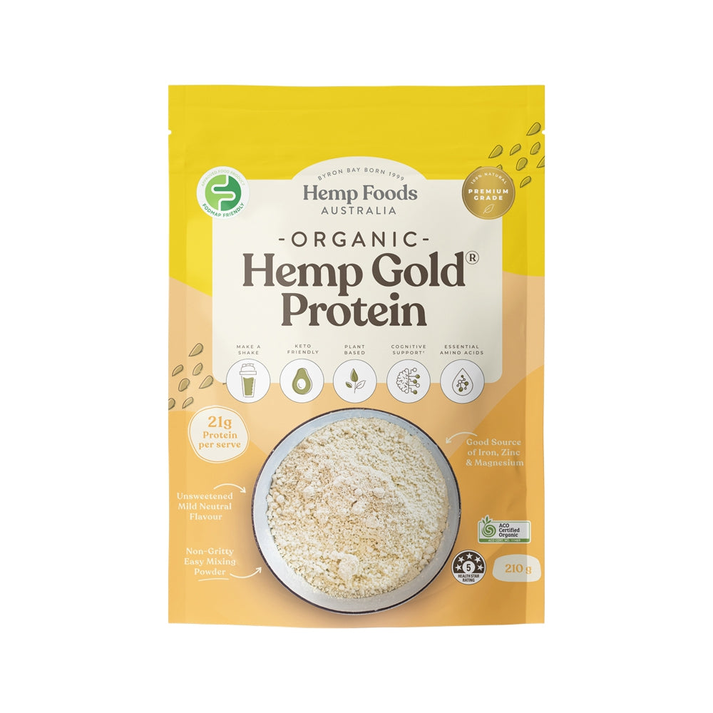 Hemp Foods Australia Organic Hemp Gold Protein Powder