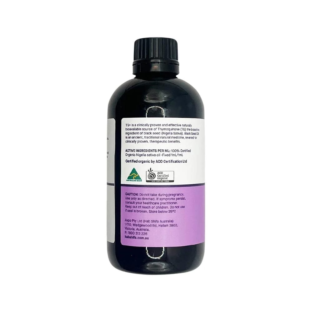 Hab Shifa Practitioner - TQ+ Organic Cold Pressed Black Seed Oil