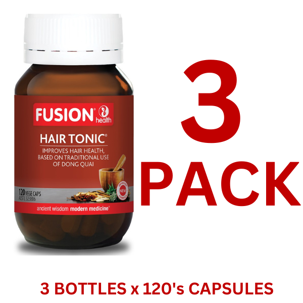 Fusion Health - Hair Tonic 120 Capsules - 3 Pack - $38.50 each