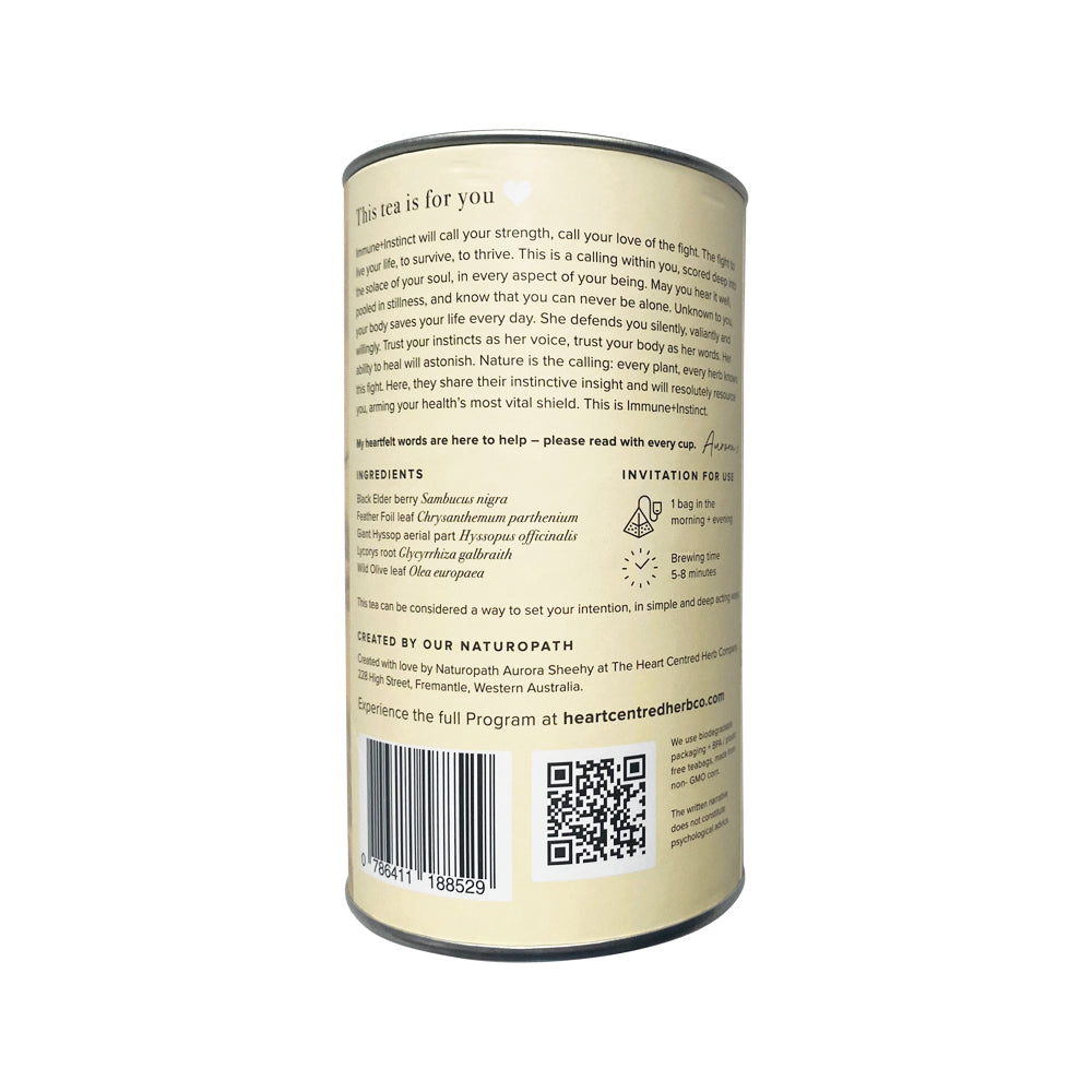 The Heart Centred Herb Company Immune + Instinct x 14 Tea Bags