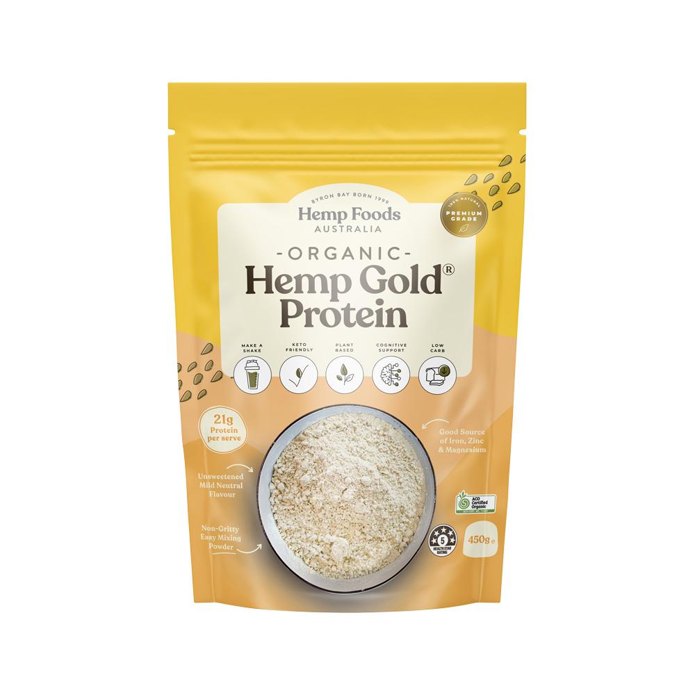 Hemp Foods Australia Organic Hemp Gold Protein Powder