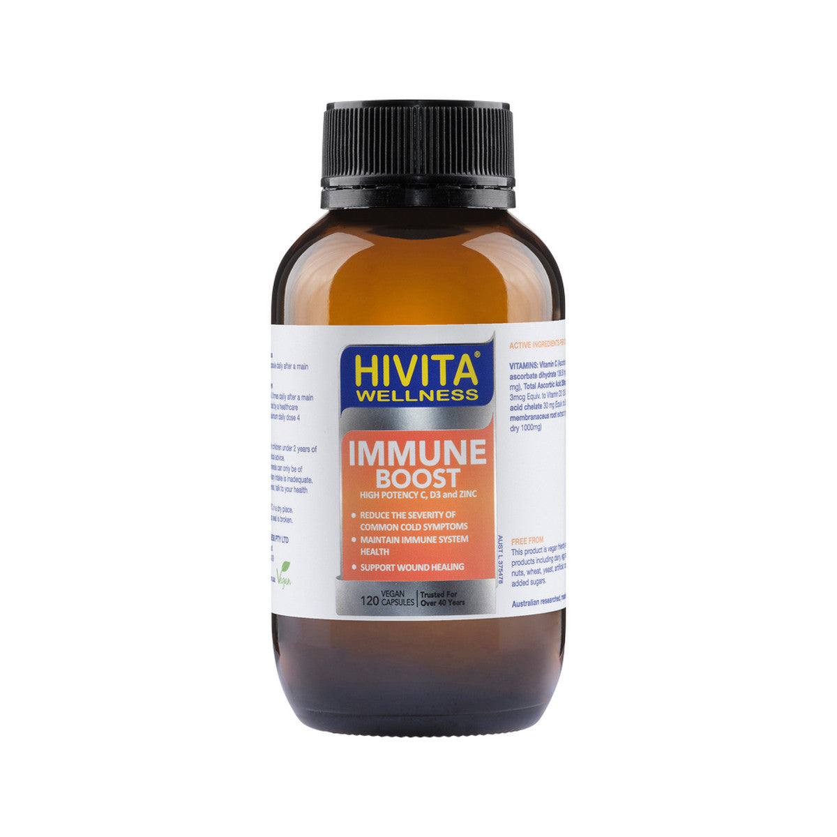 HiVita - Wellness Immune Boost (High Potency C, D3 & Zinc)