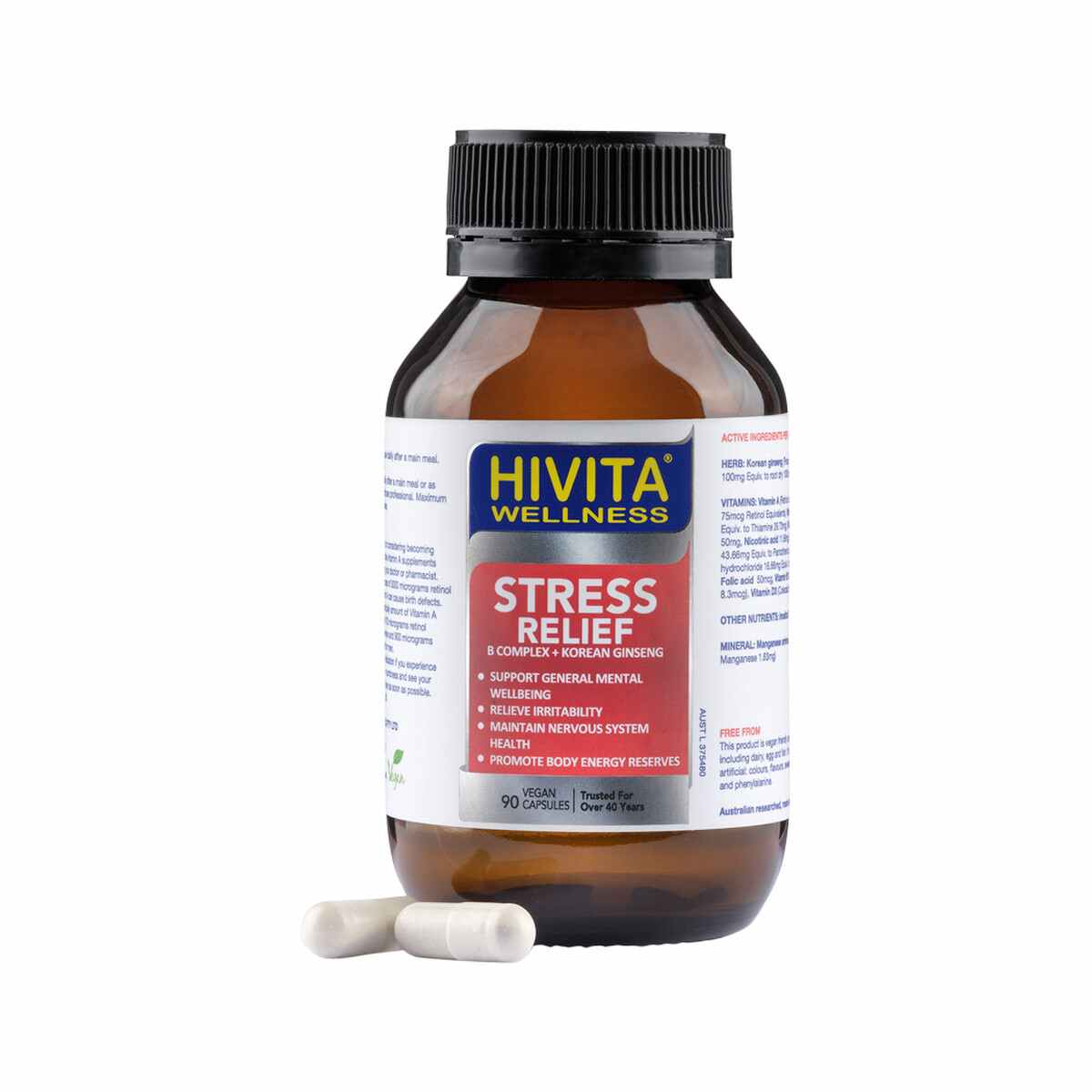 HiVita - Wellness Stress Relief (B Complex + Korean Ginseng)