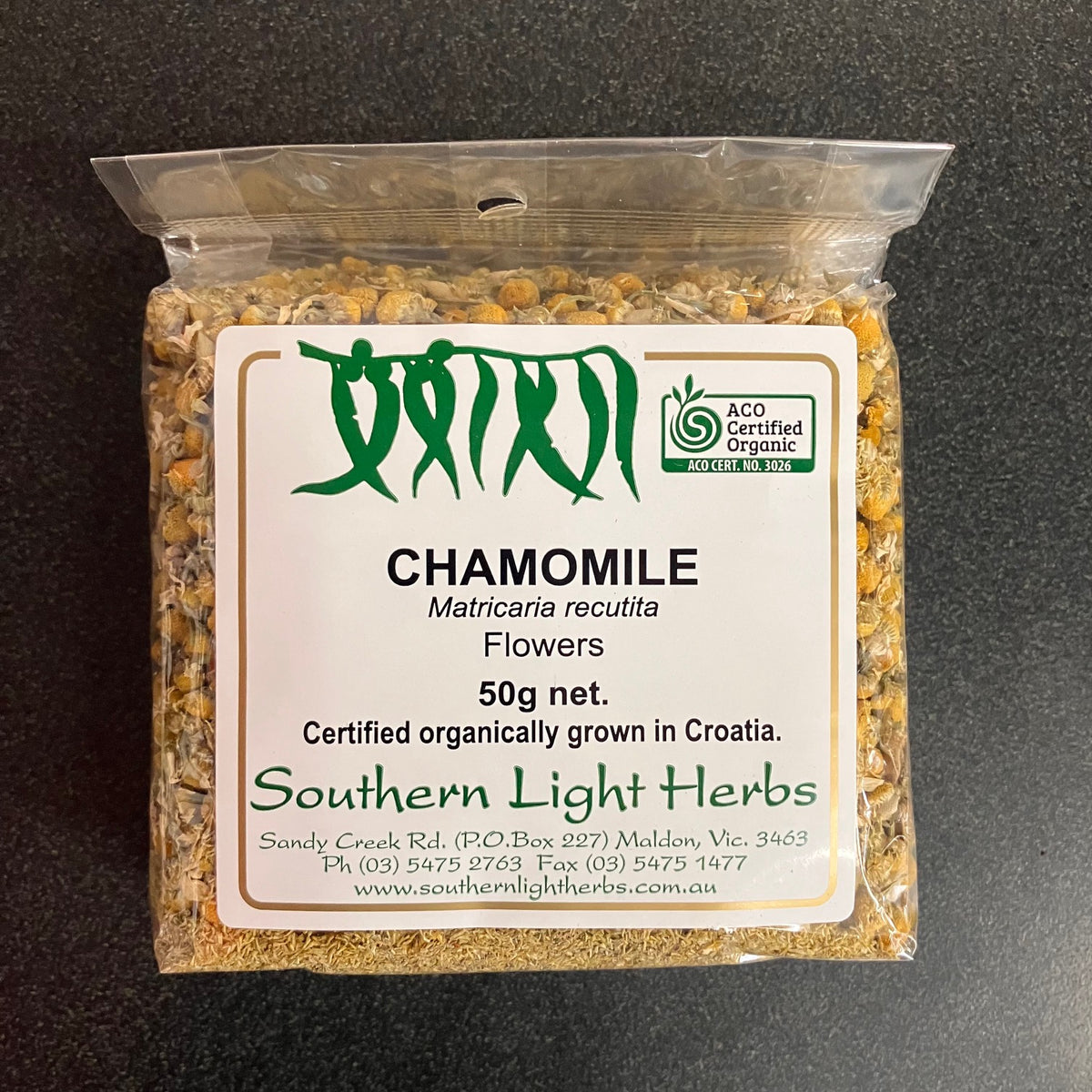 Southern Light Herbs Chamomile 50g