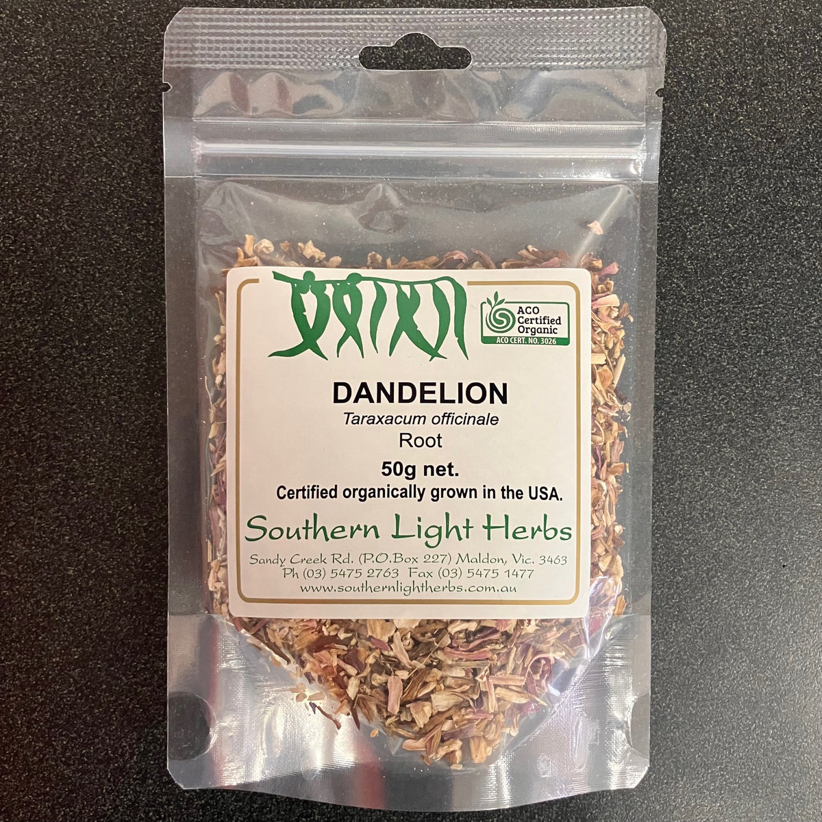 Southern Light Herbs Dandelion Root 50g
