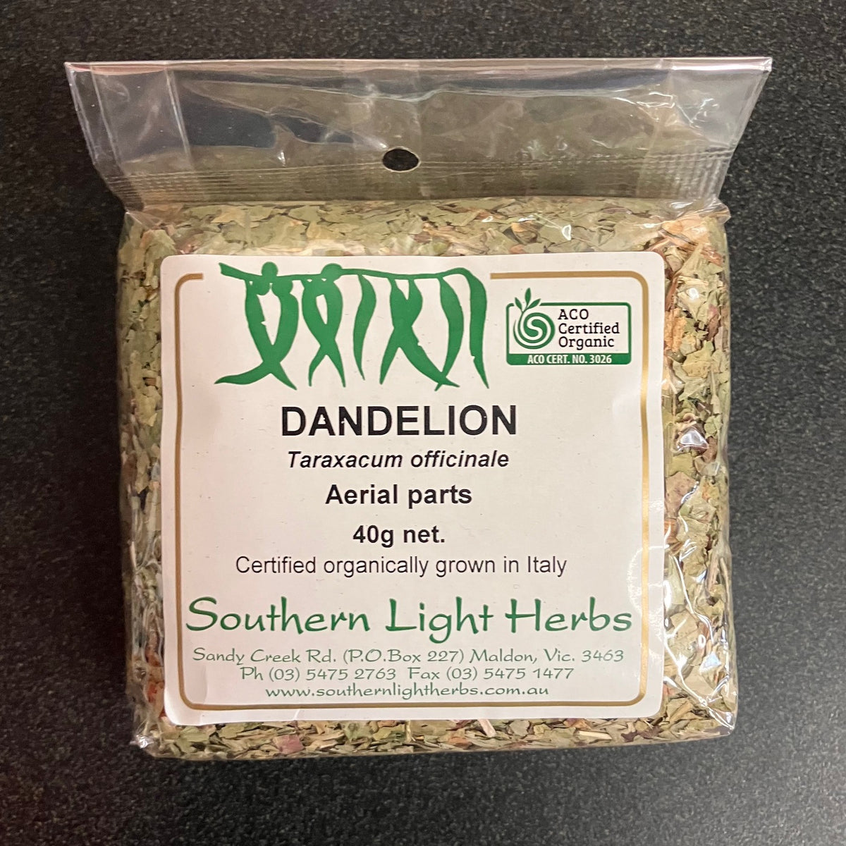 Southern Light Herbs Dandelion Leaf 40g