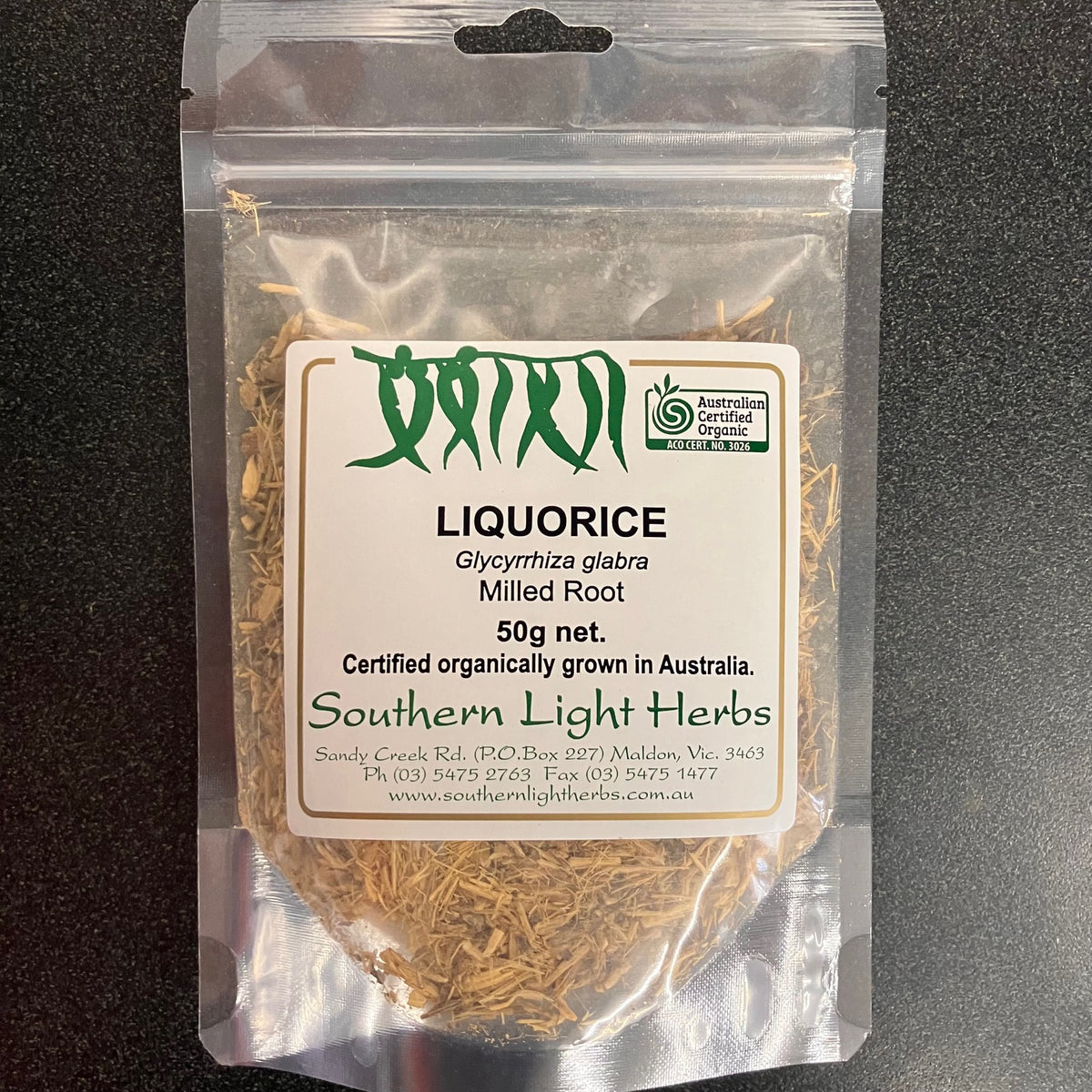 Southern Light Herbs Liquorice Milled Root 50g