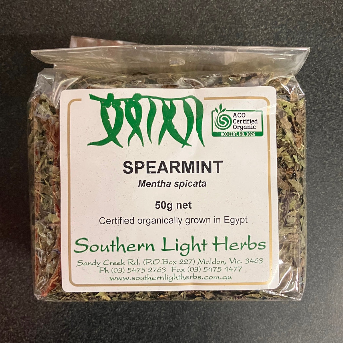 Southern Light Herbs Spearmint Leaf 50g