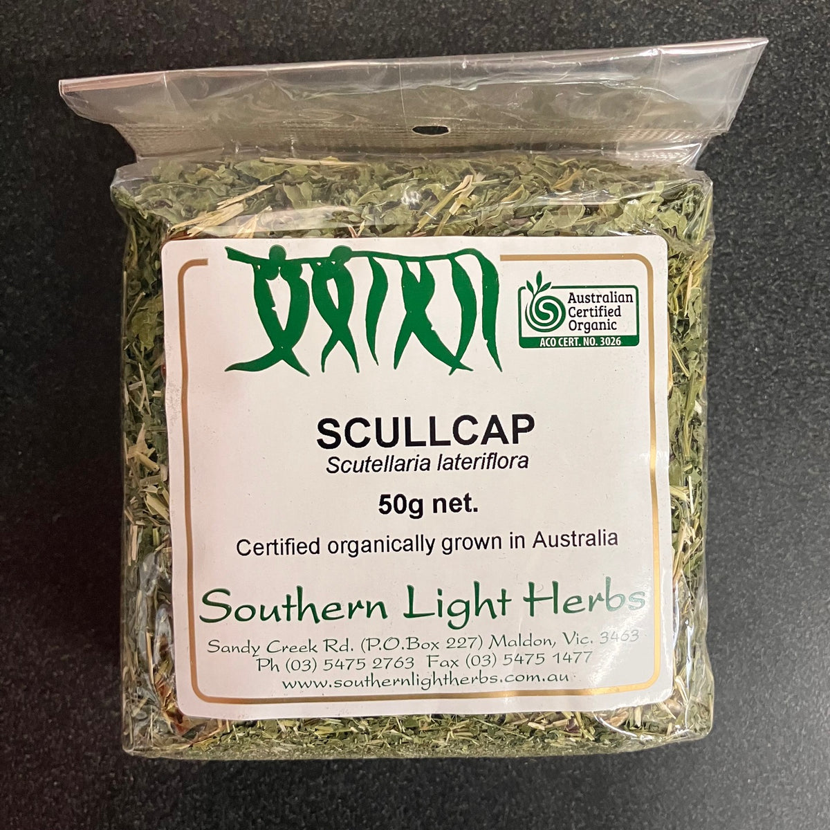 Southern Light Herbs Scullcap 50g