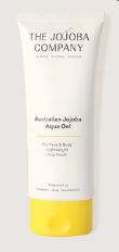 Tube of Jojoba Company Australian Jojoba Repair Gel with yellow cap on white background