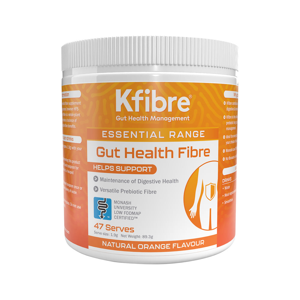 Kfibre - Essential Gut Health Fibre Natural Orange Tub