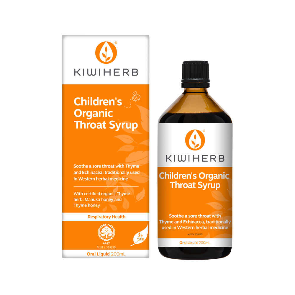Kiwiherb - Childrens Organic Throat Syrup 100ml