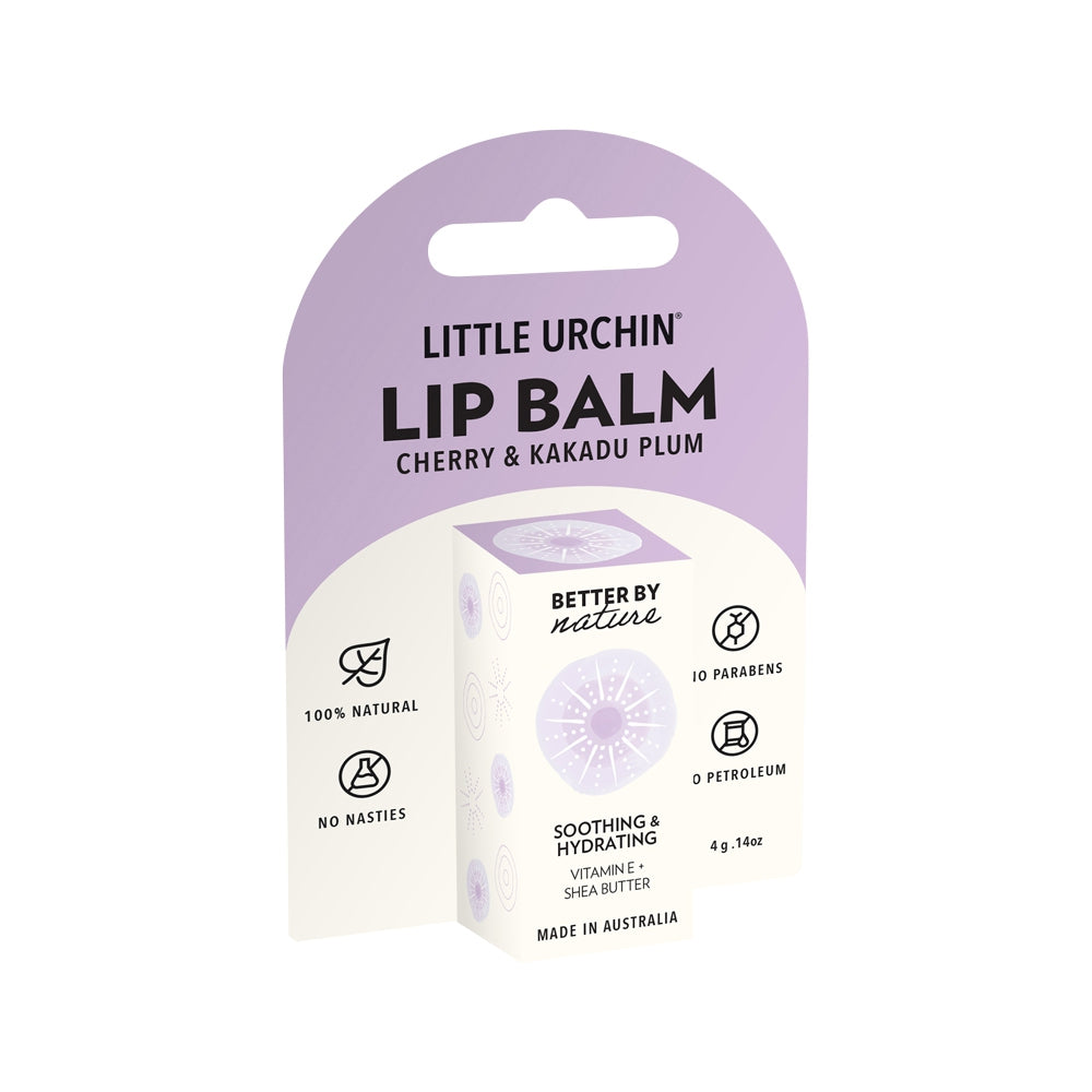 Little Urchin Lip Balm Cherry & Kakadu Plum