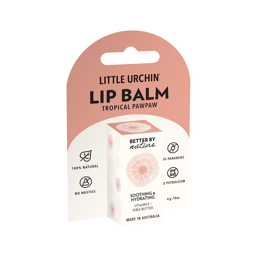 Little Urchin Lip Balm Tropical Pawpaw