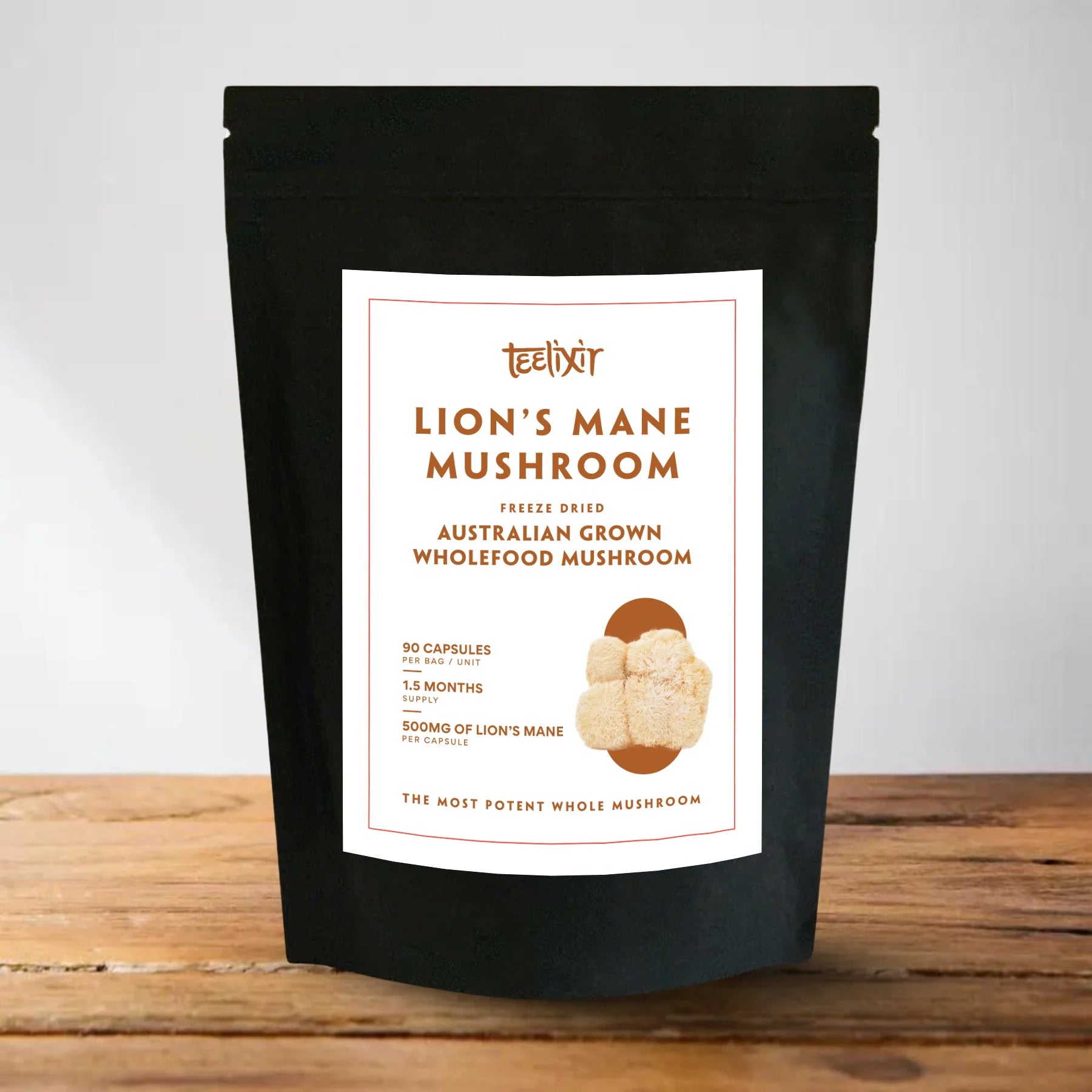 Teelixir Lions Mane Mushroom 90's