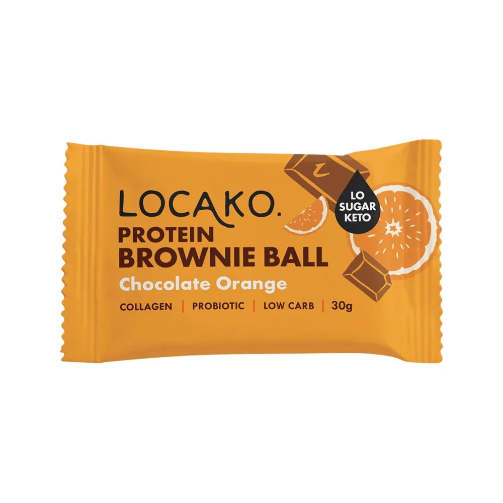 Locako - Protein Brownie Ball Chocolate Orange 30g