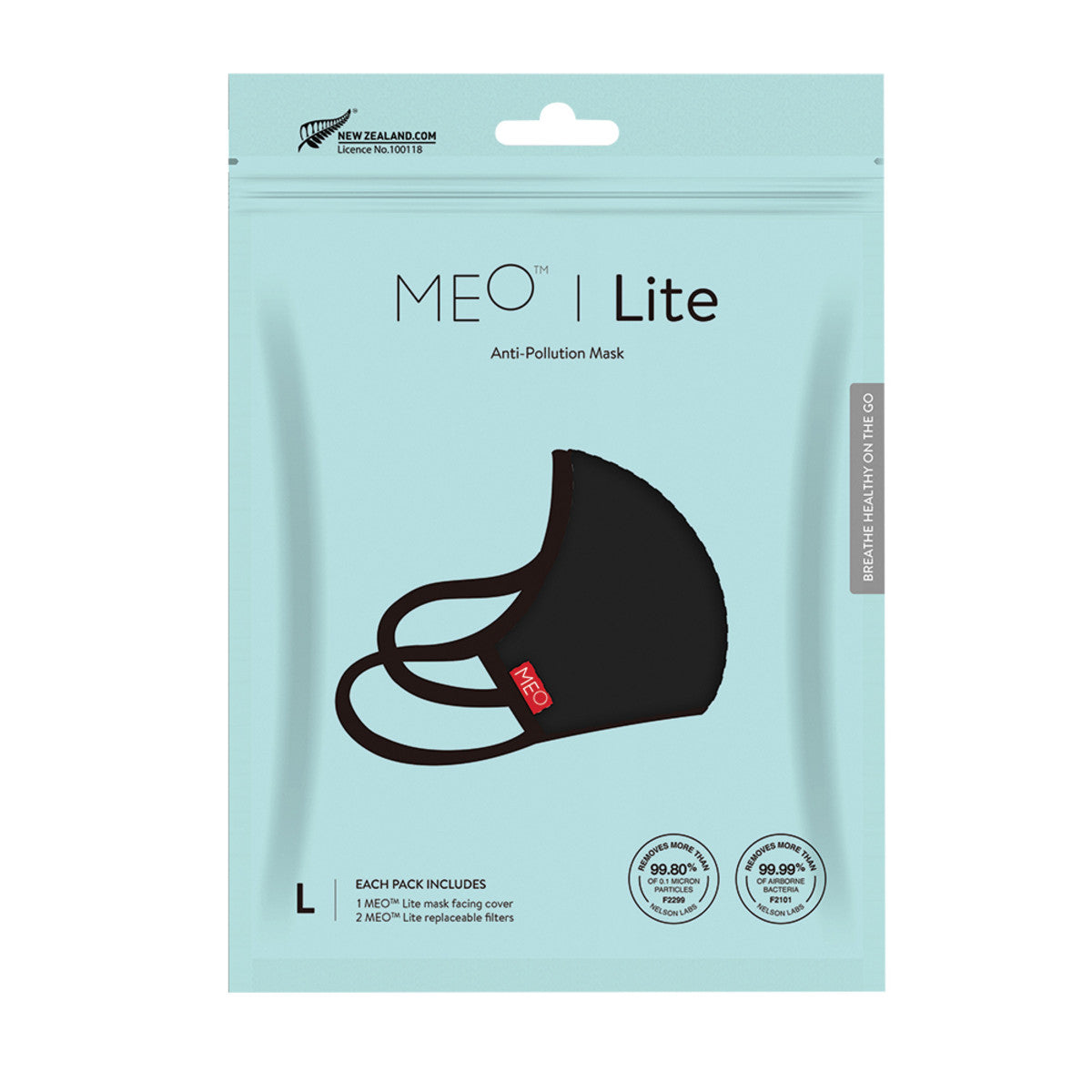 MEO - Lite Face Mask Black