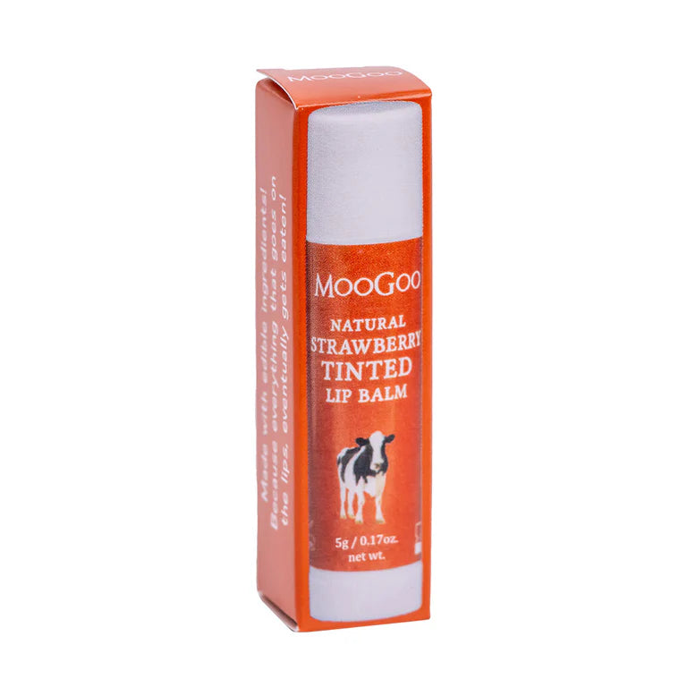 MooGoo Edible Lip Balms - Strawberry Tinted