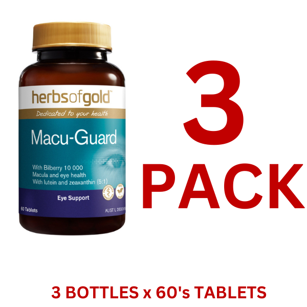 Herbs of Gold - Macu Guard 60 Tablets - 3 Pack - $34.50 each