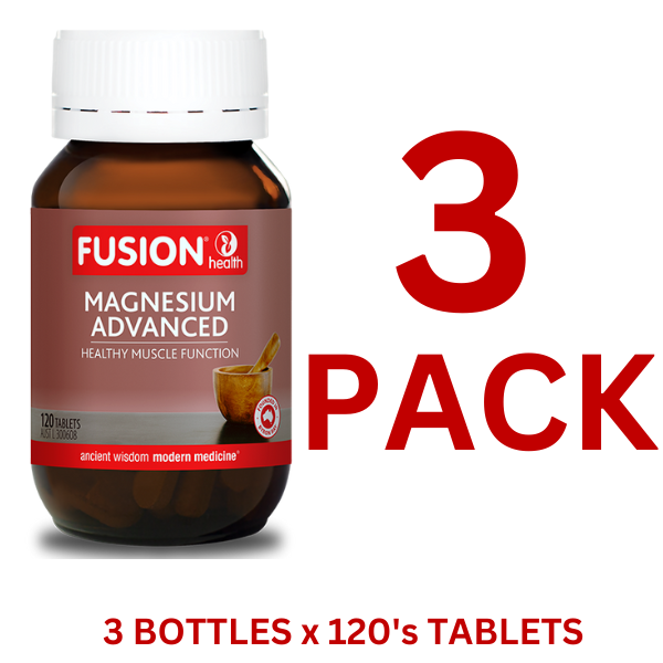 Fusion Health - Magnesium Advanced 120 Tablets - 3 Pack - $28.65 each