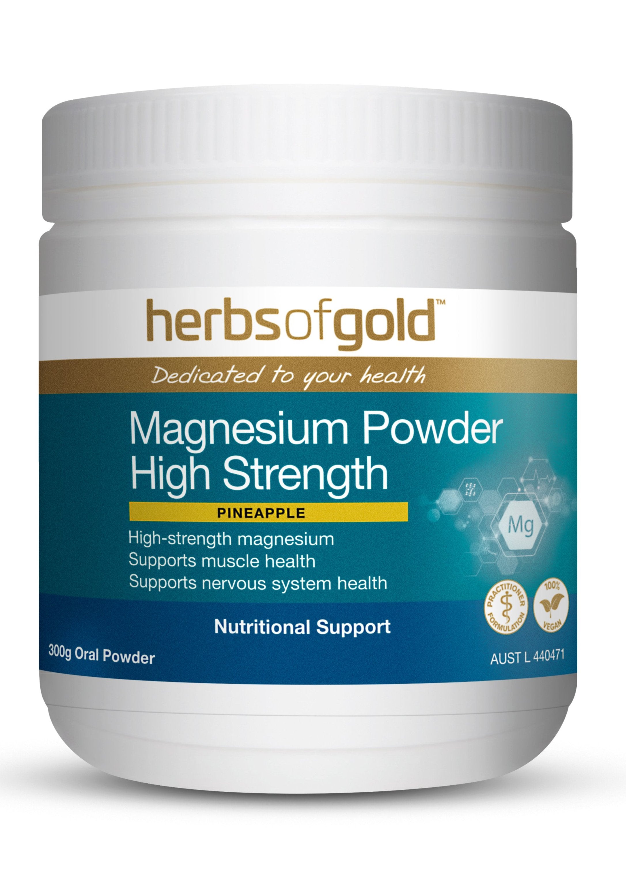 Herbs of Gold - Magnesium Powder High Strength