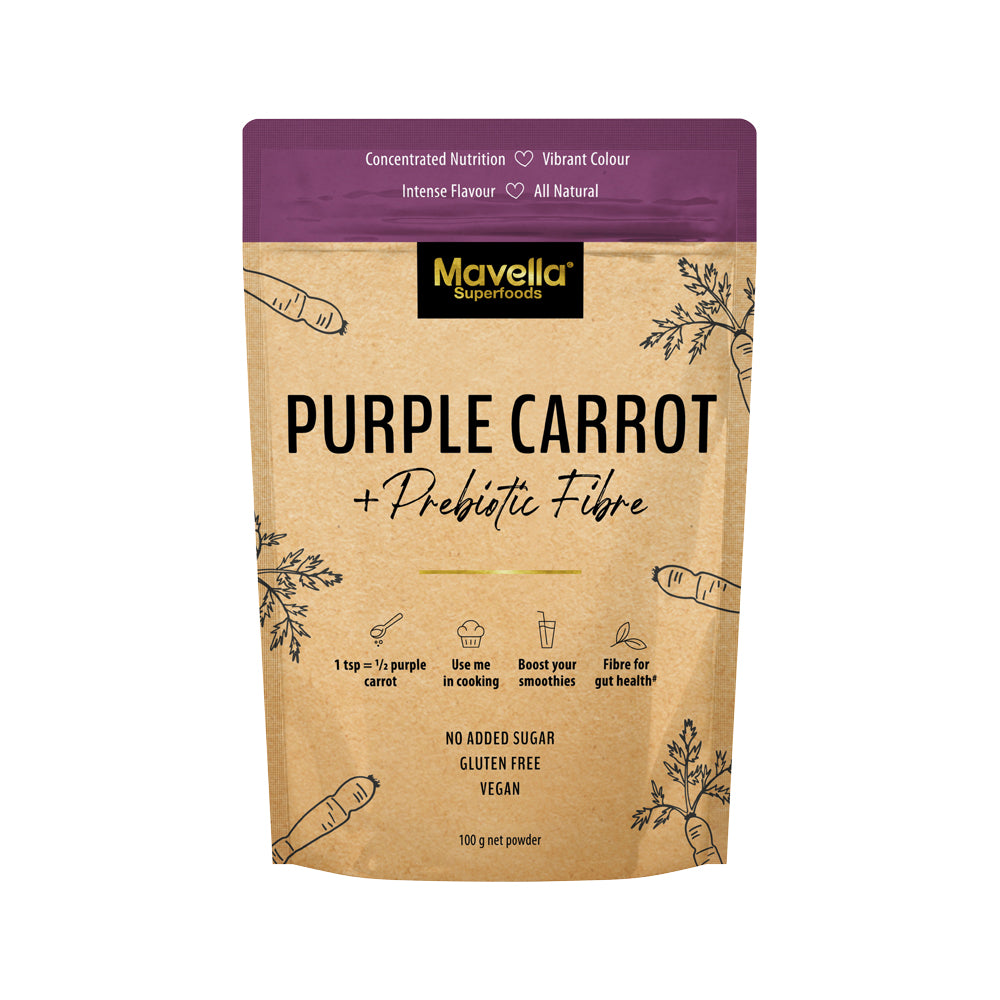 Mavella Superfoods Purple Carrot + Prebiotic Fibre Powder