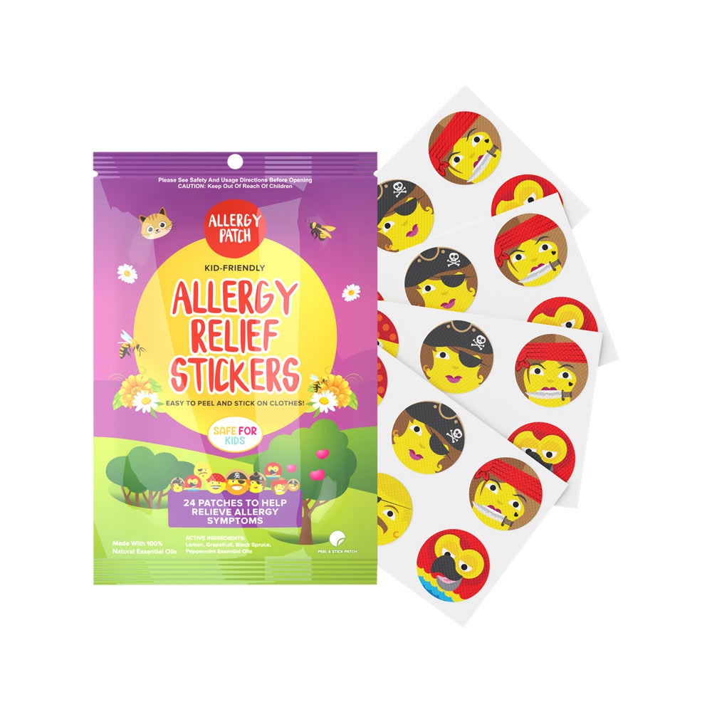 NATPAT Allergy Patch Organic Allergy Relief Stickers x 24 Pack