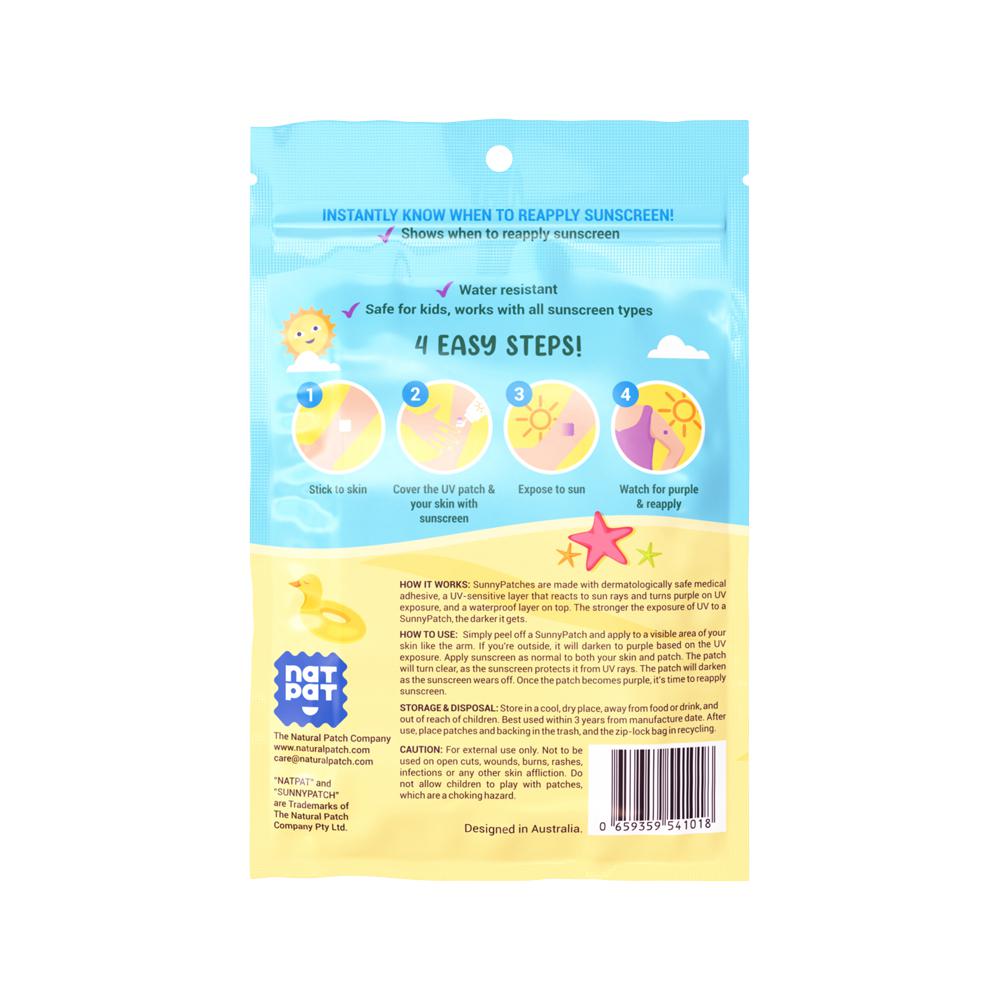 NATPAT Sunny Patch Organic Stickers x 24 Pack