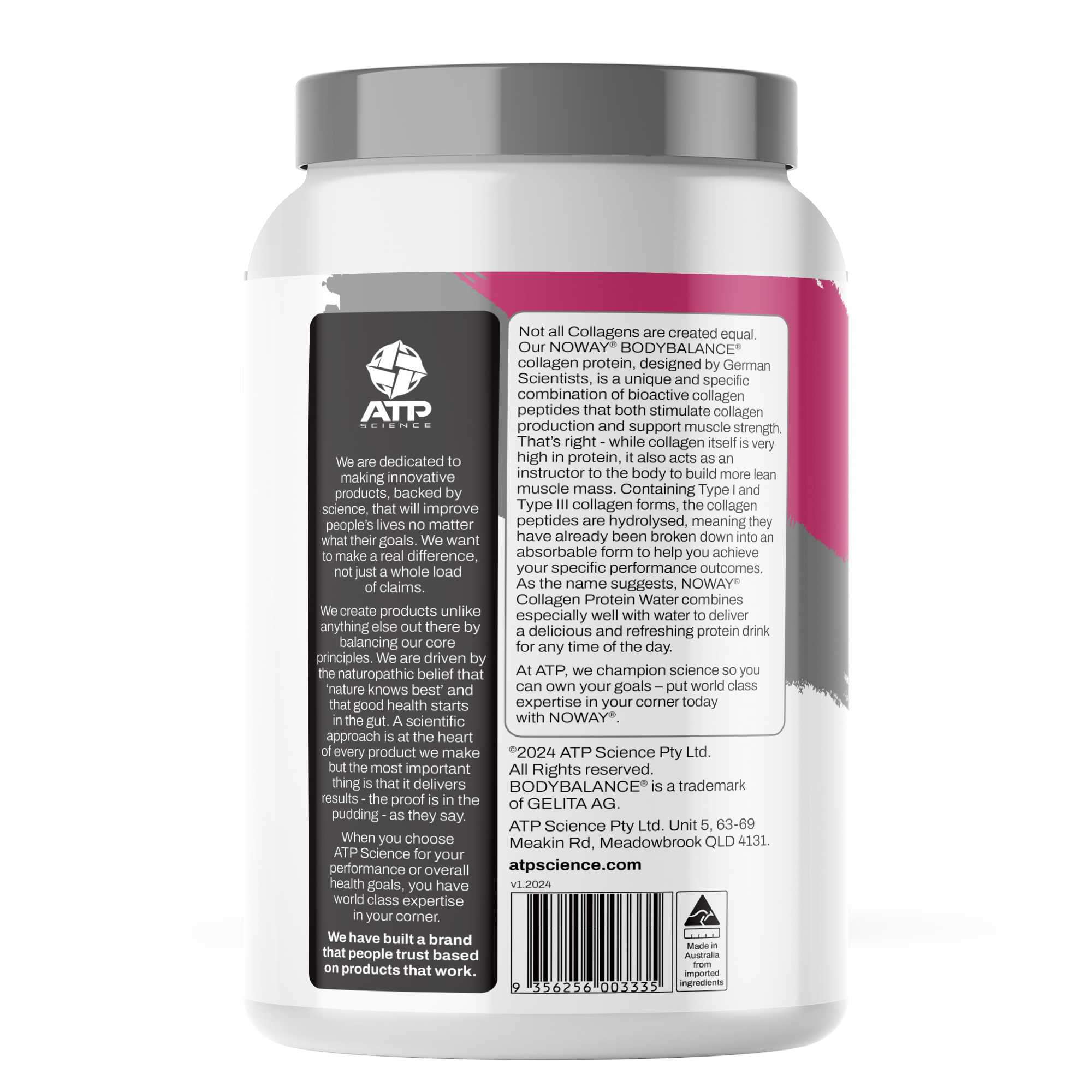 ATP Science - NOWAY Juicy Collagen Protein Water Wild Berry