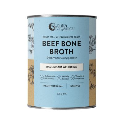 NUTRA ORG BONE BROTH BEEF GARDEN HERB 125G