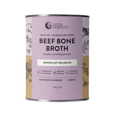 NUTRA ORG BONE BROTH BEEF GARDEN HERB 125G