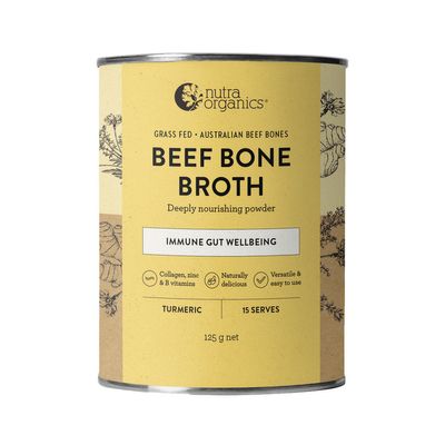 NUTRA ORG BONE BROTH BEEF GARDEN HERB 125G