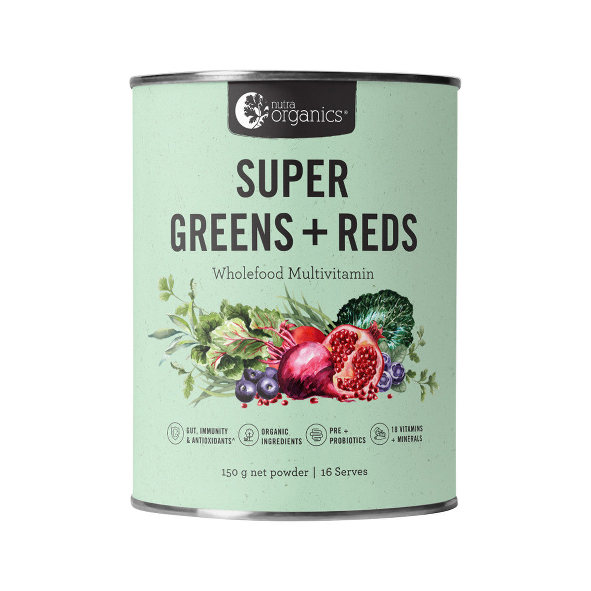 Nutra Organics - Super Greens + Reds