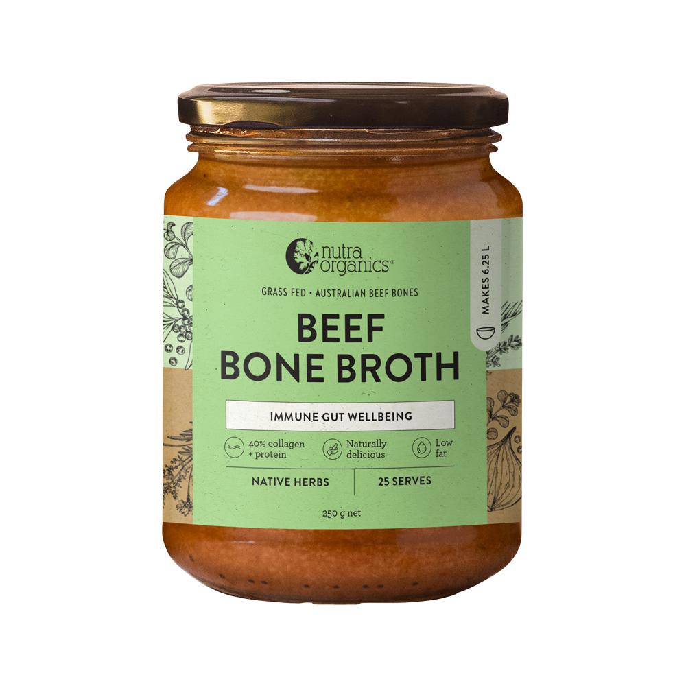 Nutra Organics - Bone Broth Beef Concentrate Native Herbs