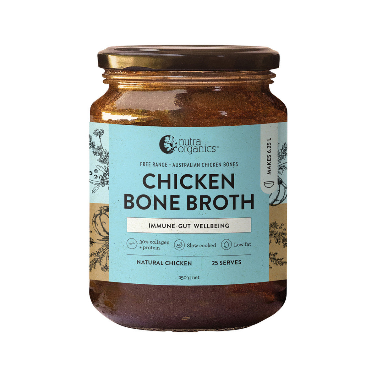 Nutra Organics - Bone Broth Chicken Concentrate Natural