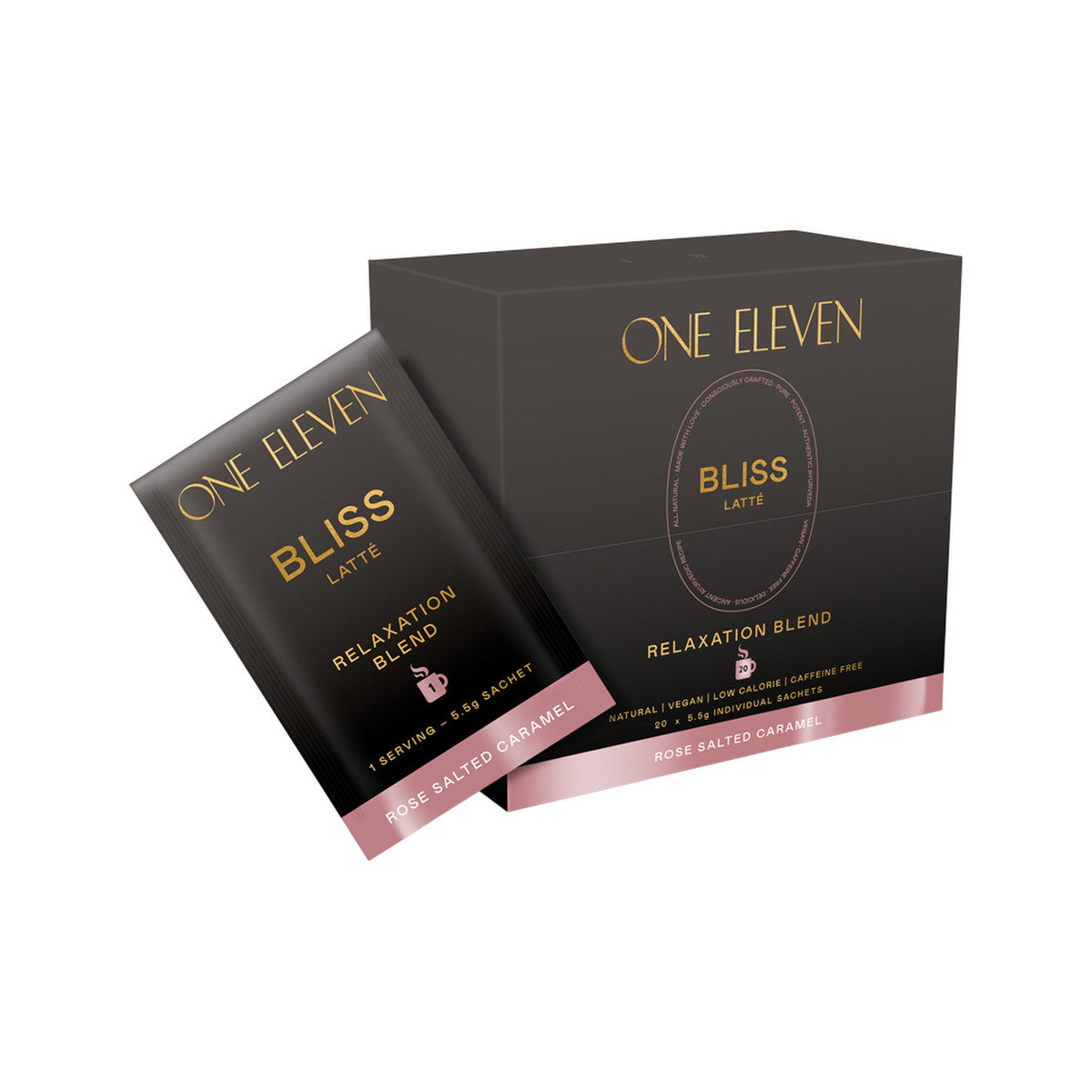 One Eleven - Bliss Latte (Relaxation Blend) Rose Salted Caramel