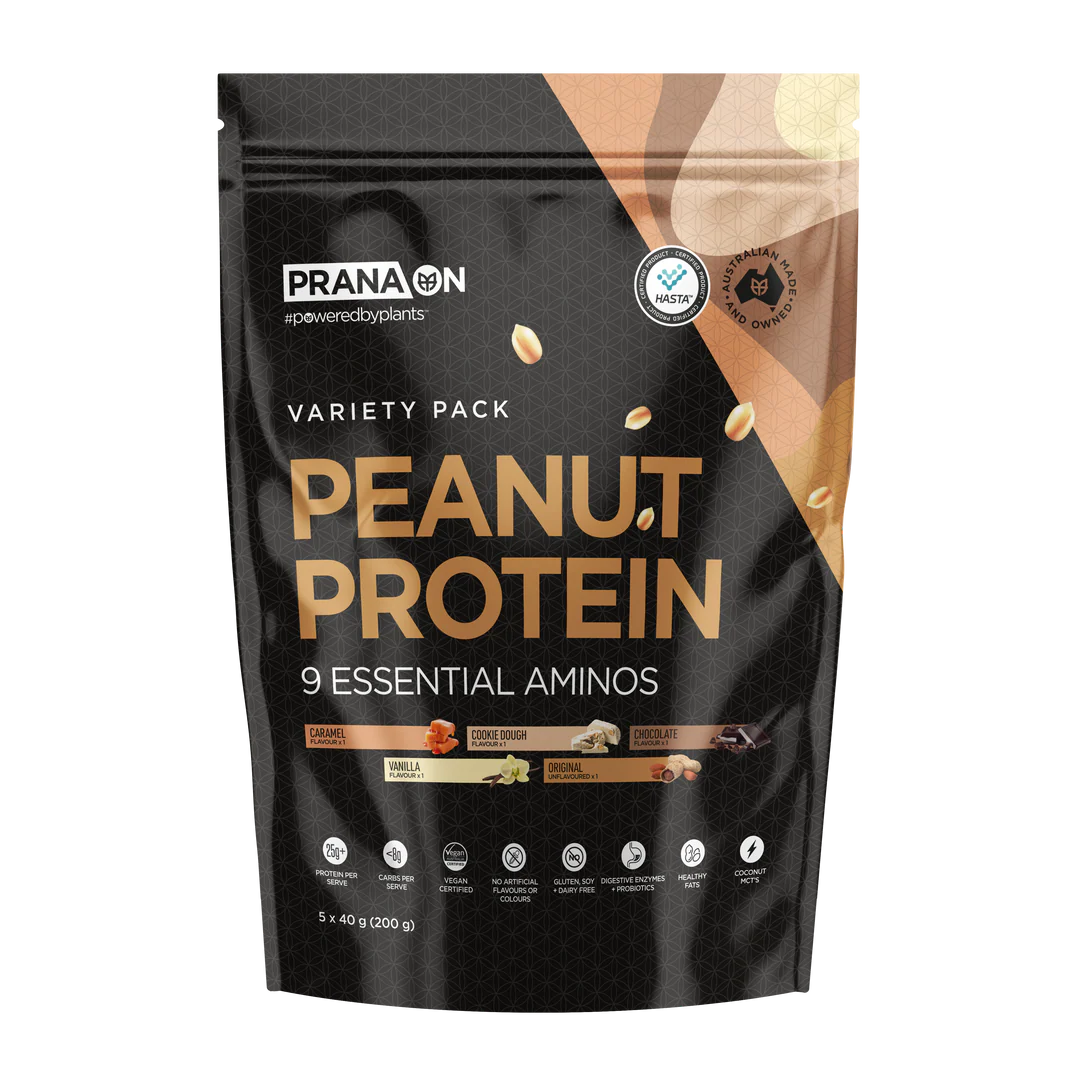 Prana On - Peanut Protein Variety Pack 5 x 40g