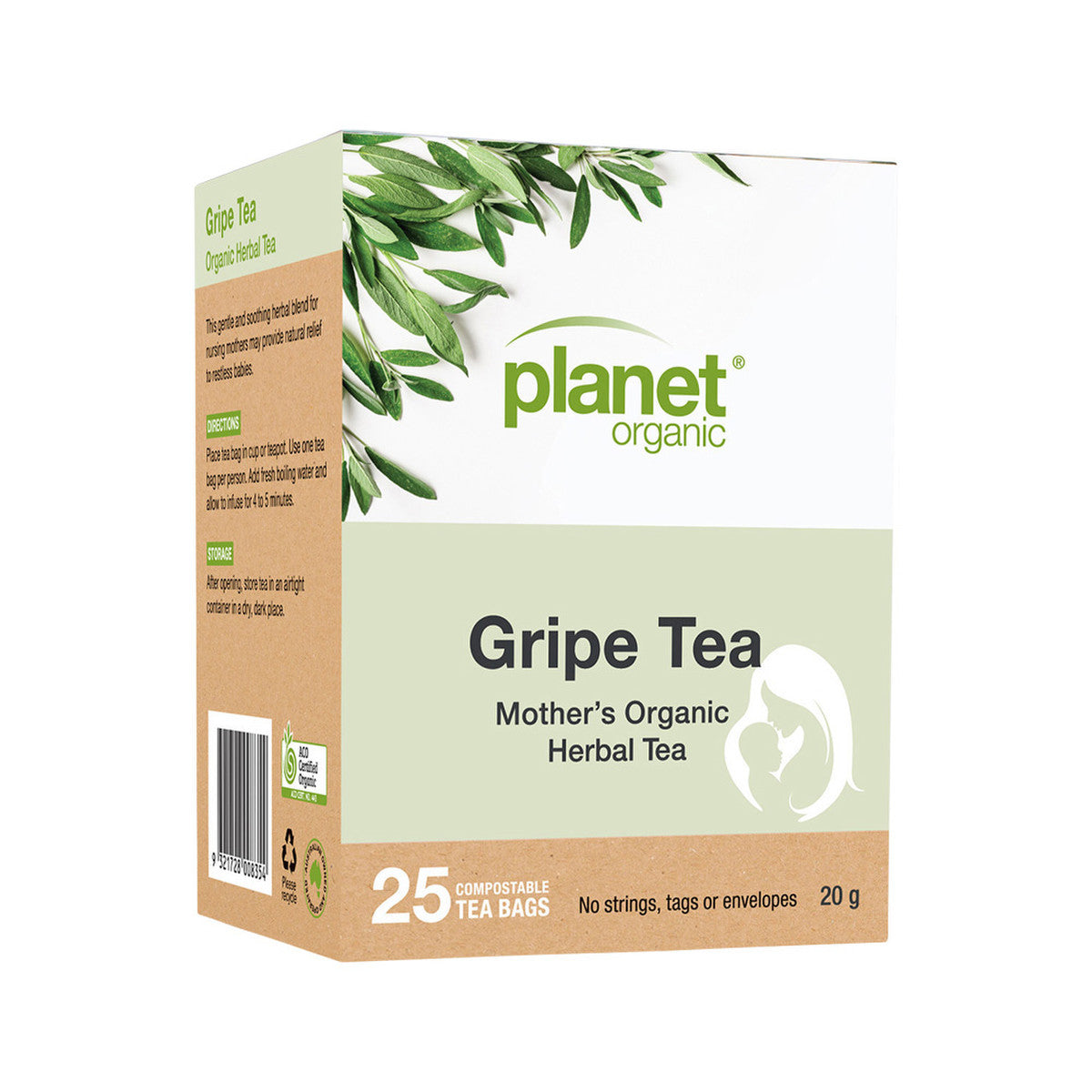 Planet Organic - Mother's Organic Herbal Tea Gripe Tea