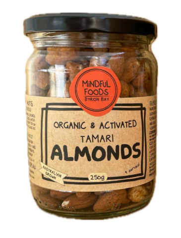 Mindful Foods Tamari Almonds Organic & Activated 250g