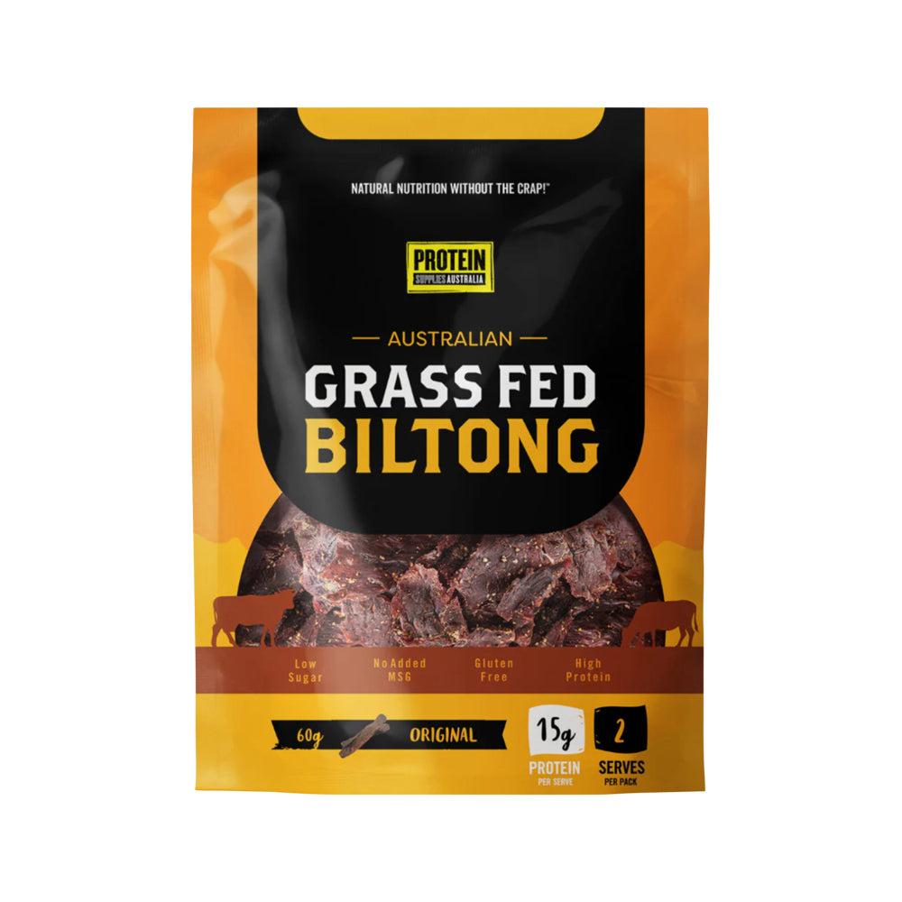 Protein Supplies Australia - Australian Grass Fed Biltong Beef Original