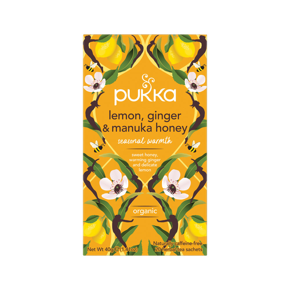 Pukka - Organic Lemon Ginger & Manuka Honey